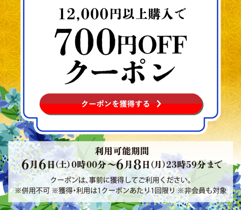 水無月クーポン